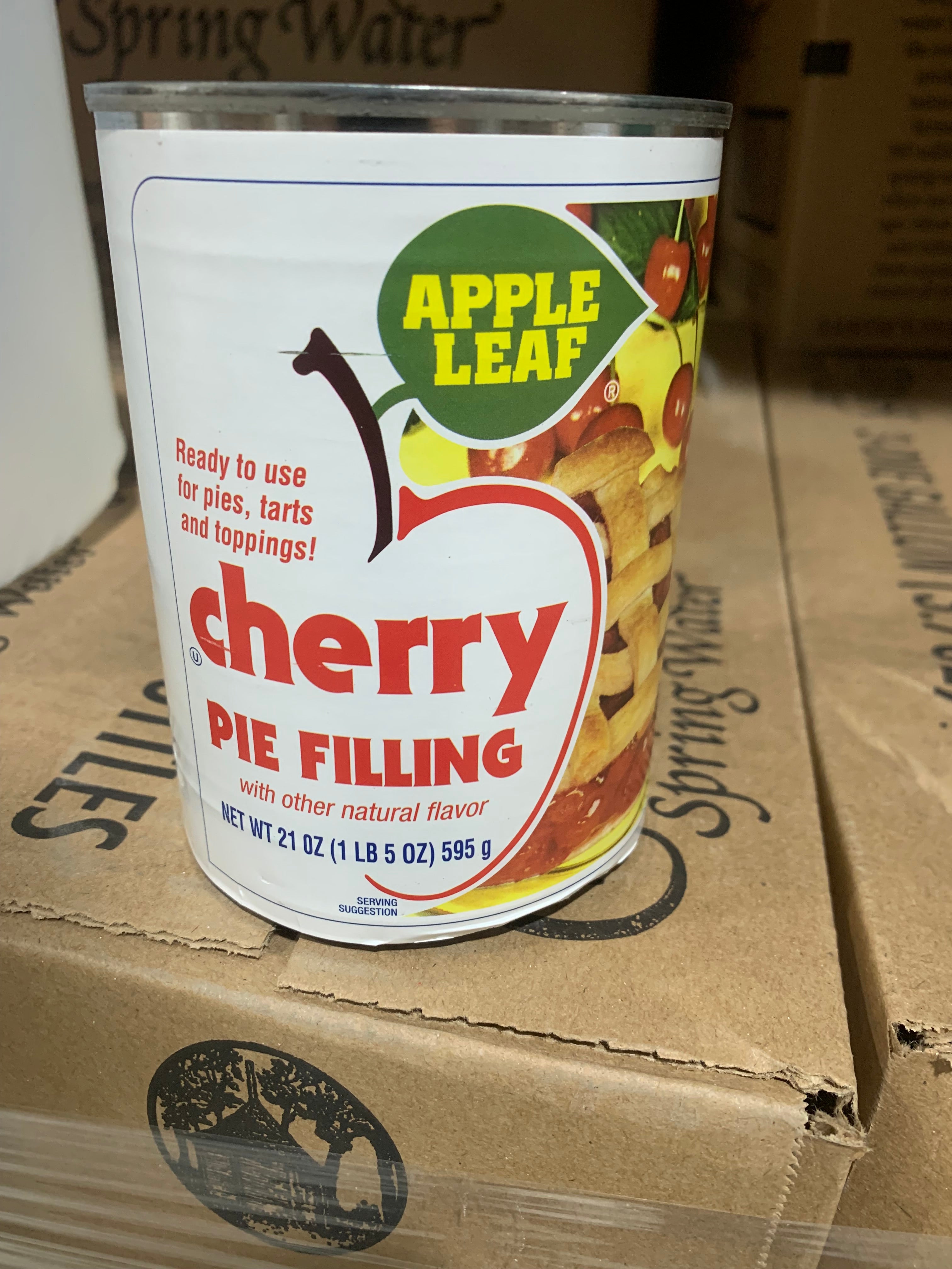 Apple Leaf cherry pie filling 12/21oz