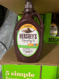 Hersheys simply 5 chocolate syrup 2pk 6-2/48oz