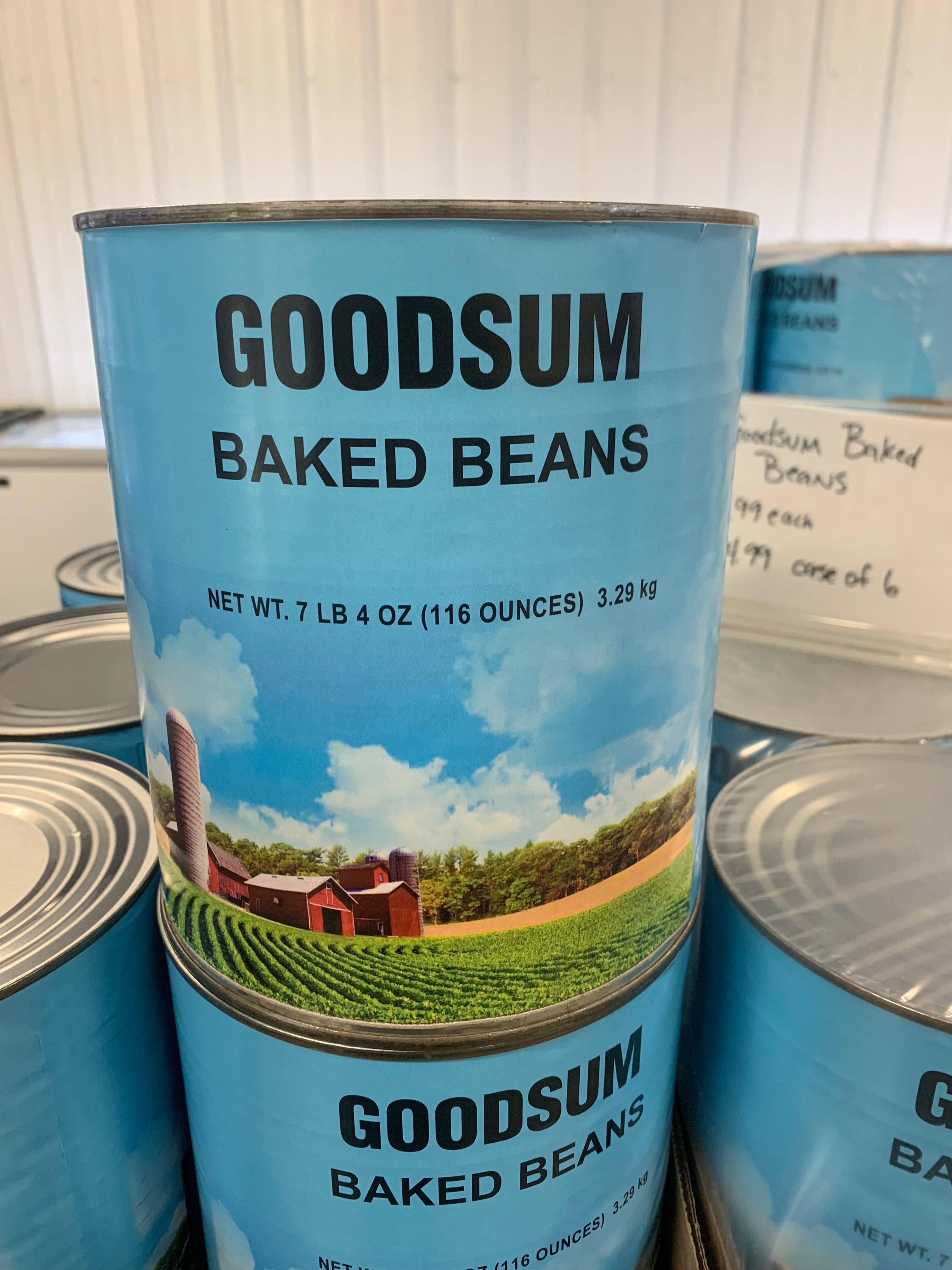 Goodsum baked beans 6#10 cans