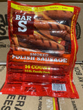 Bar-S smoked polish sausage 10/2.5lb