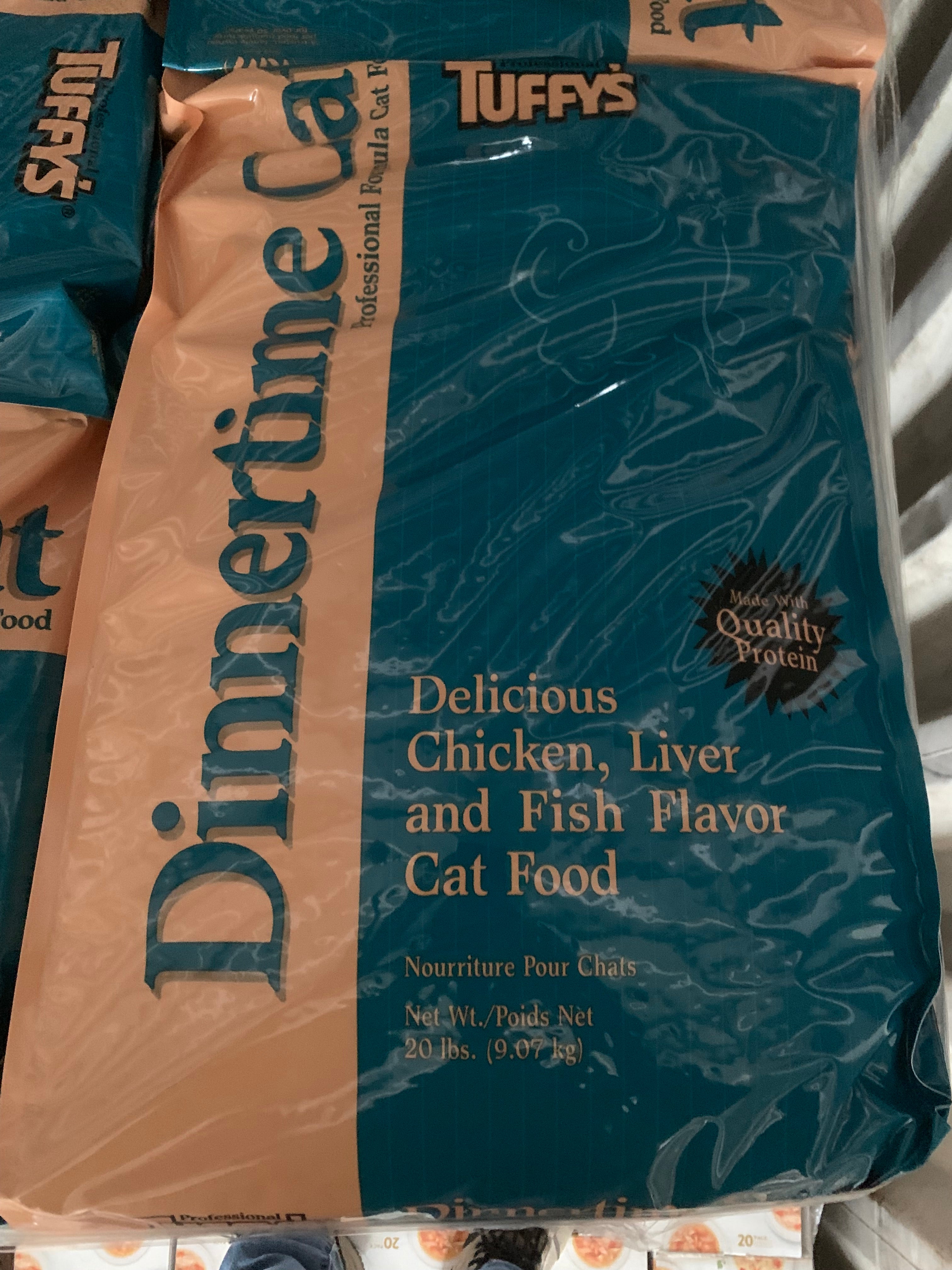 Tuffy's dinnertime cat food 20lb