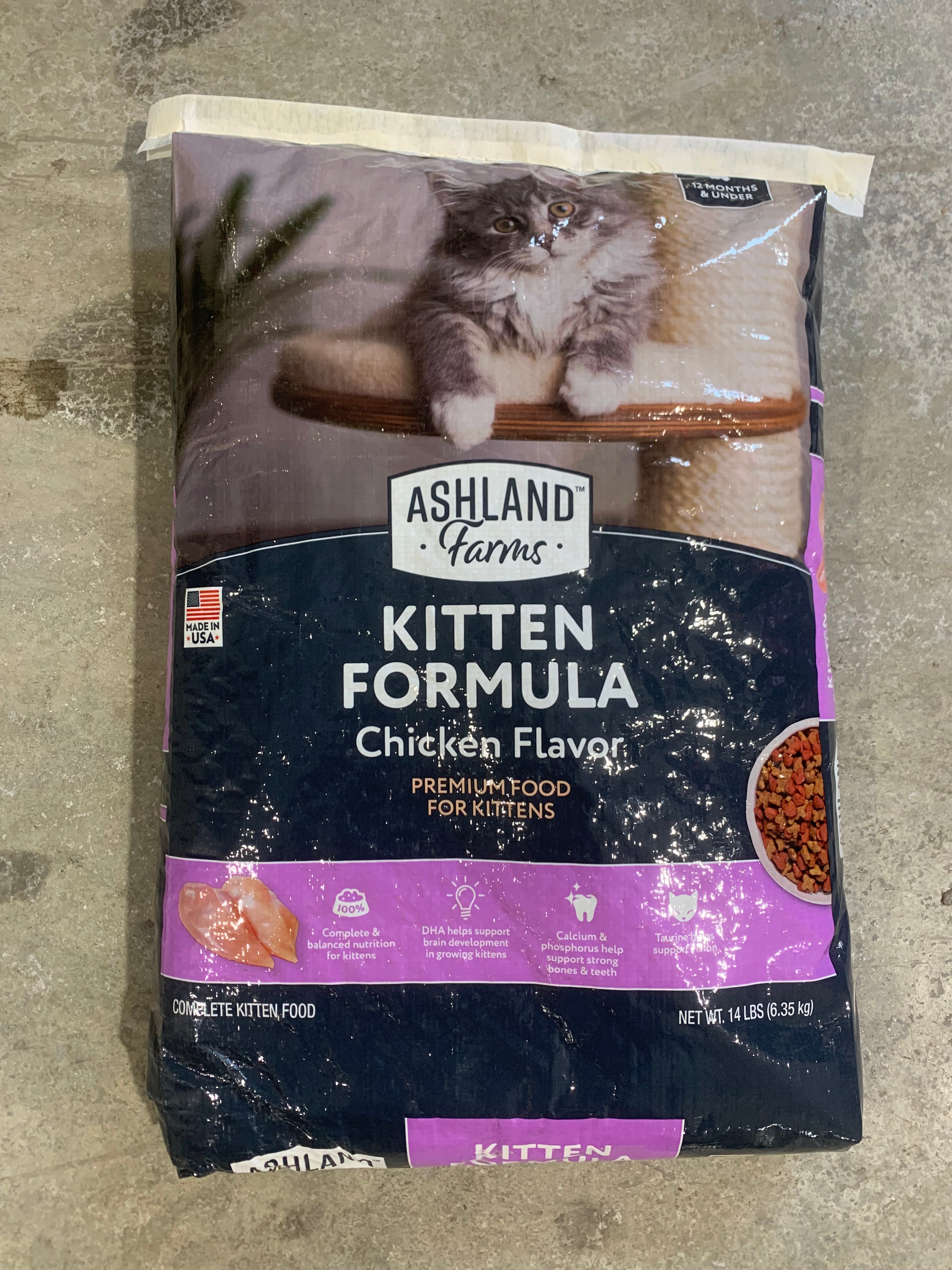 Ashland Farms kitten food 14lb