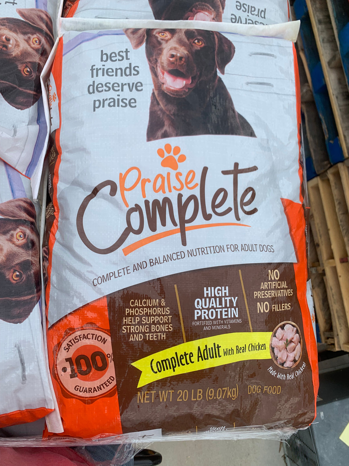Praise Complete chicken dog food 20lb