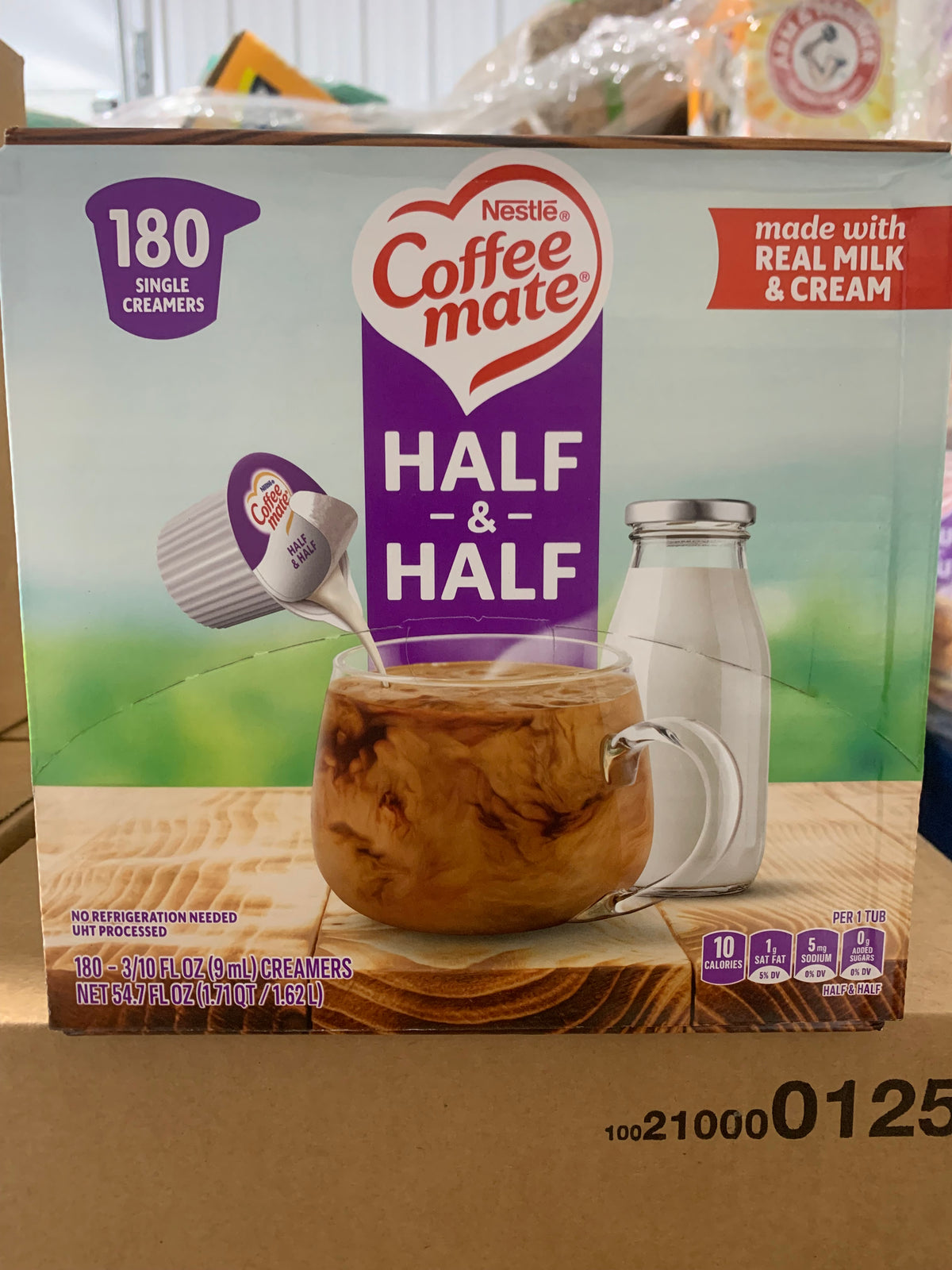 Coffee Mate creamer half & half 180ct