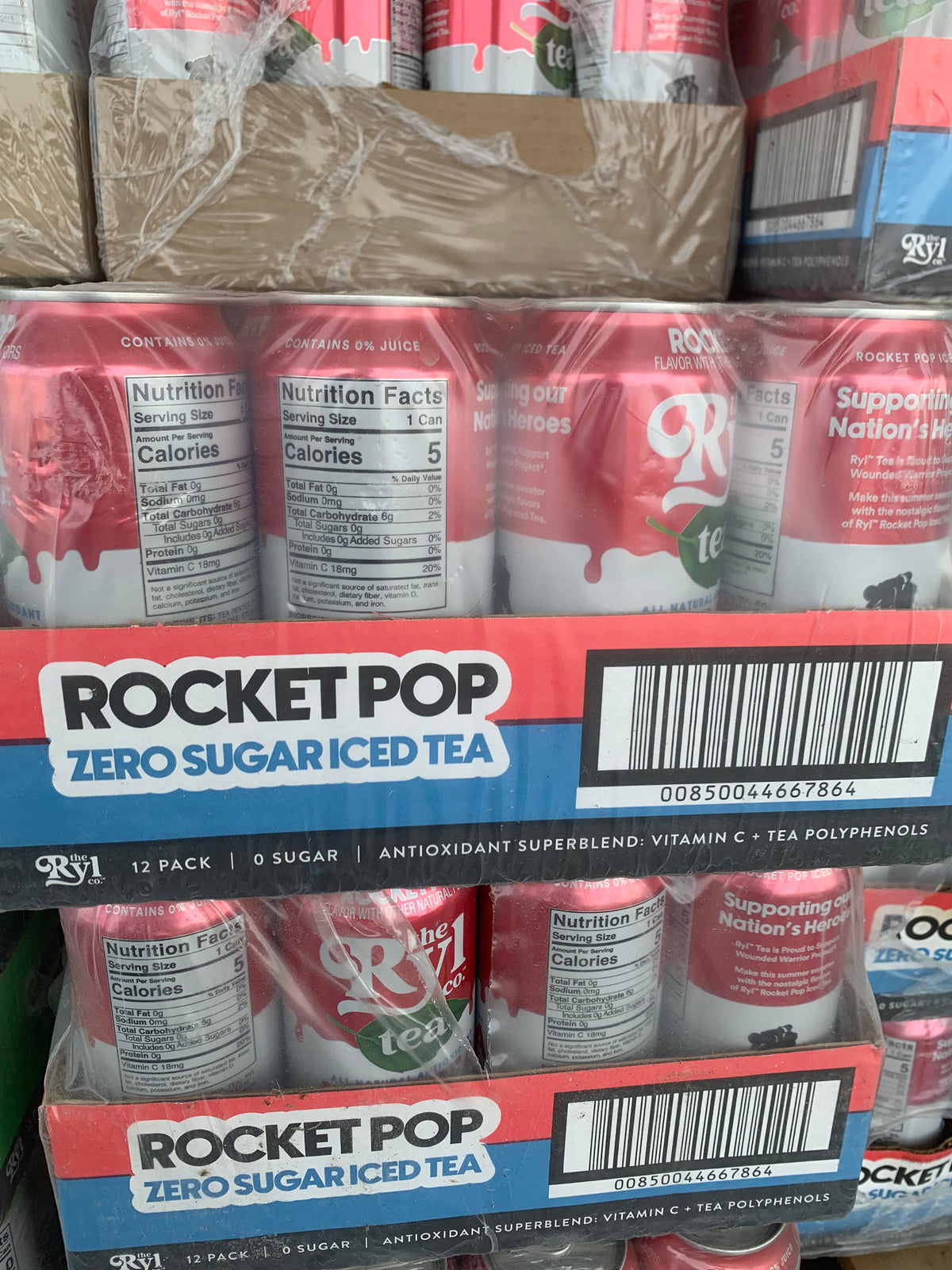 Ryl tea rocket pop 12/16oz