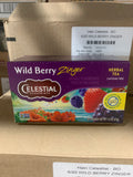 Hain Celestial wild berry tea pouches 6/20oz