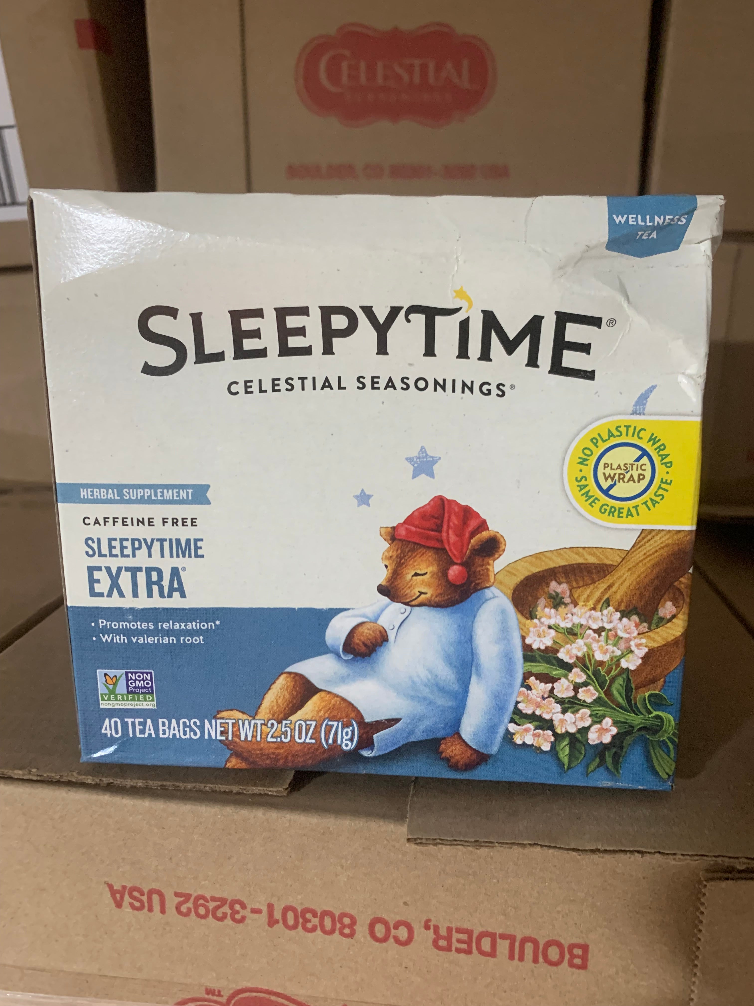 Hain Celestial sleepytime tea pouches 6/40oz