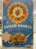 HBO sugar cookie cereal w/ cardboard display 42/11oz