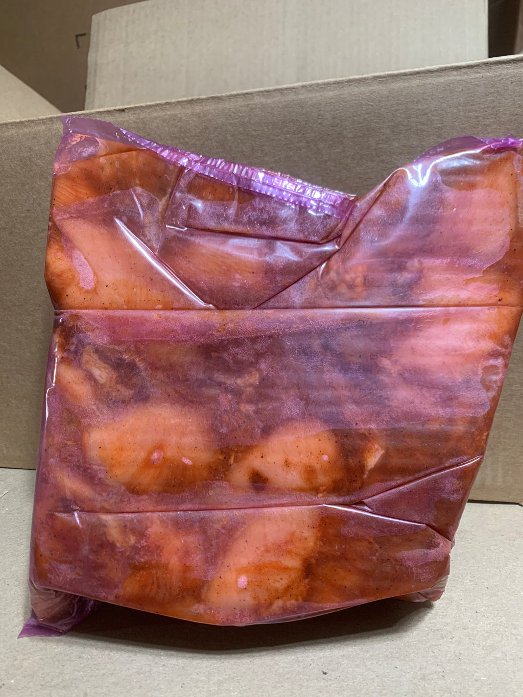 Daily Choice chicken breast filets spicy unckd 8/5lb
