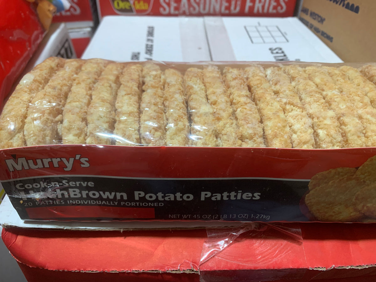 Murrys Oval Hashbrown Patties 12/45oz