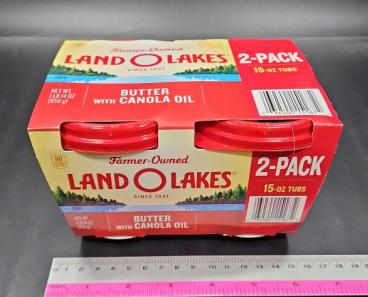 Land O Lakes butter w/canola oil 2pk 12/30oz