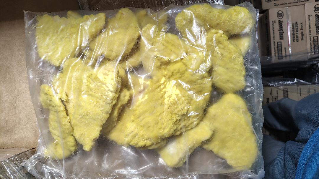 Simmons chicken filet fritter uncooked 6/5lb