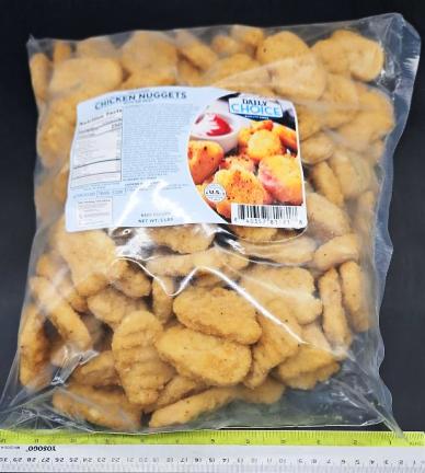 Daily Choice breaded chicken nuggets uncooked 8/5lb