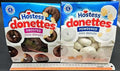 Hostess mini donuts variety powdered/chocolate frosted w/cardboard display 45/10oz