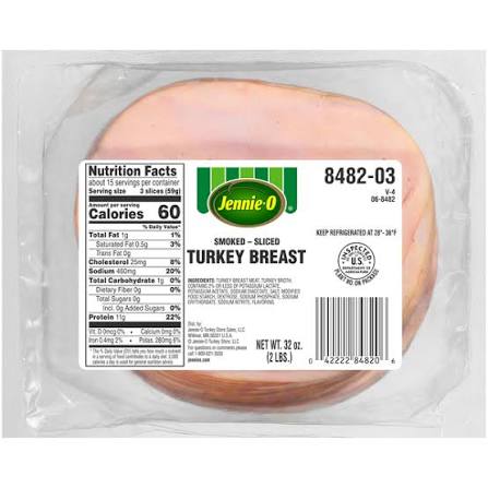 Jennie-o turkey breast smoked lunchmeat