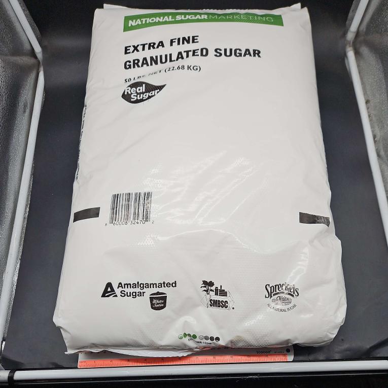 National granulated sugar extra fine 50lb