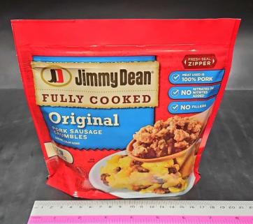 Jimmy Dean pork sausage crumbles original 6/9.6oz