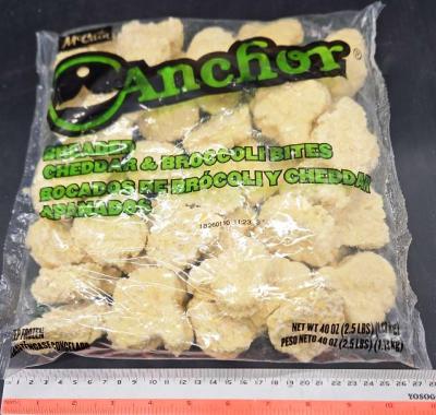 Anchor breaded broccoli cheddar bites 6/2.5lb