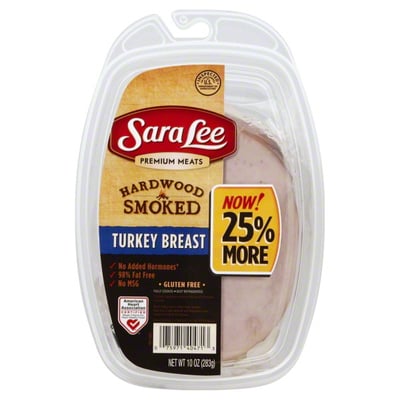 Sara lee smoked turkey breast lunchmeat
